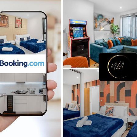City Centre Apartment With Free Parking, 2 Bathrooms, Netflix And Wifi - Suitable For Contractors And Families - By Noor Luxury Accommodations ברמינגהאם מראה חיצוני תמונה