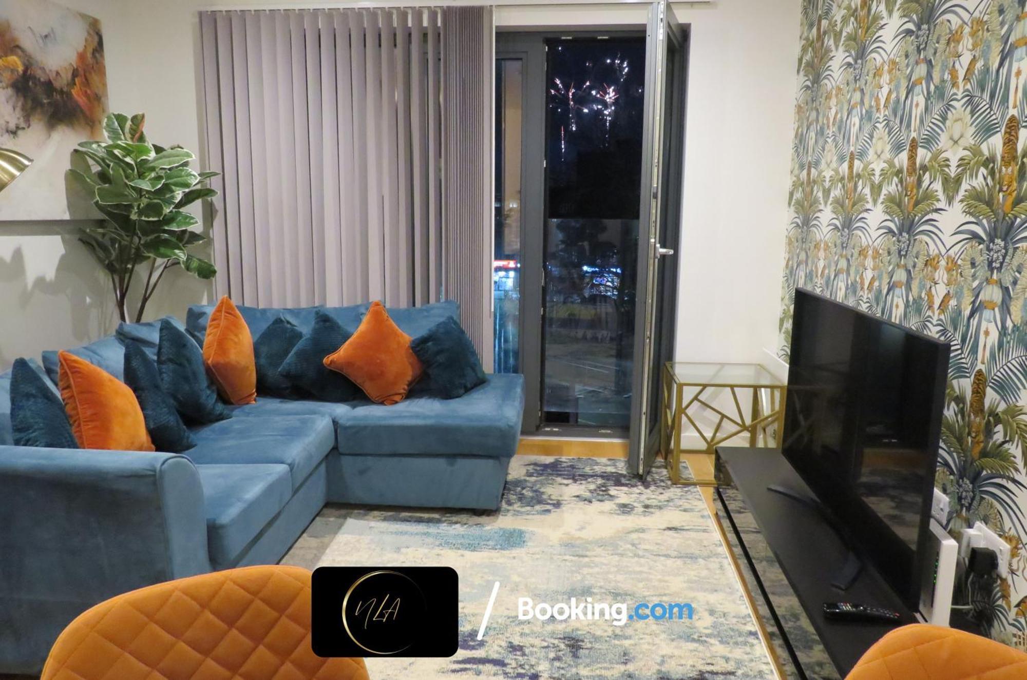 City Centre Apartment With Free Parking, 2 Bathrooms, Netflix And Wifi - Suitable For Contractors And Families - By Noor Luxury Accommodations ברמינגהאם מראה חיצוני תמונה
